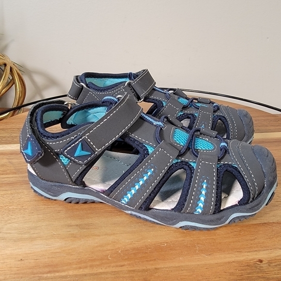 Apakowa Kid's Boy's Girl's Soft Sole Close Toe Sport Beach Sandals Size 12 - Picture 4 of 13